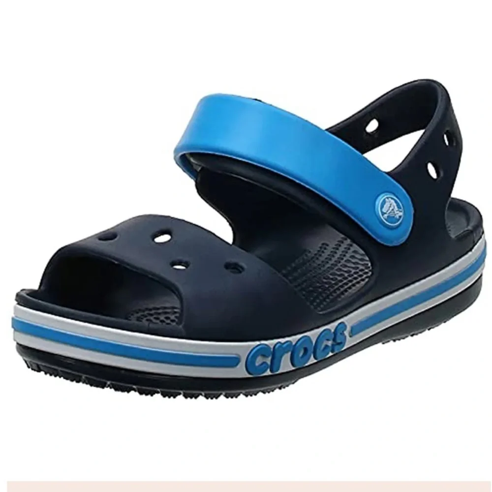 Crocband Baya Kids' Navy and Blue Sandals Size 2